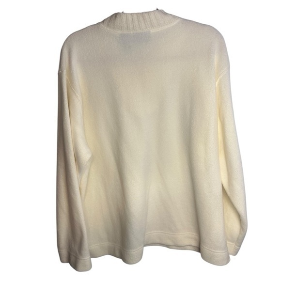Catalina Ivory Fleece 1/4 Zip Pullover Sweatshirt – Size XL - Picture 2 of 4